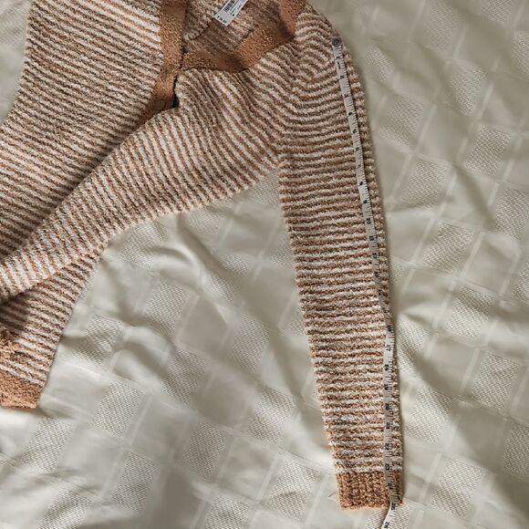 Striped Tan Lounge Wear Jumper - Picture 8 of 16